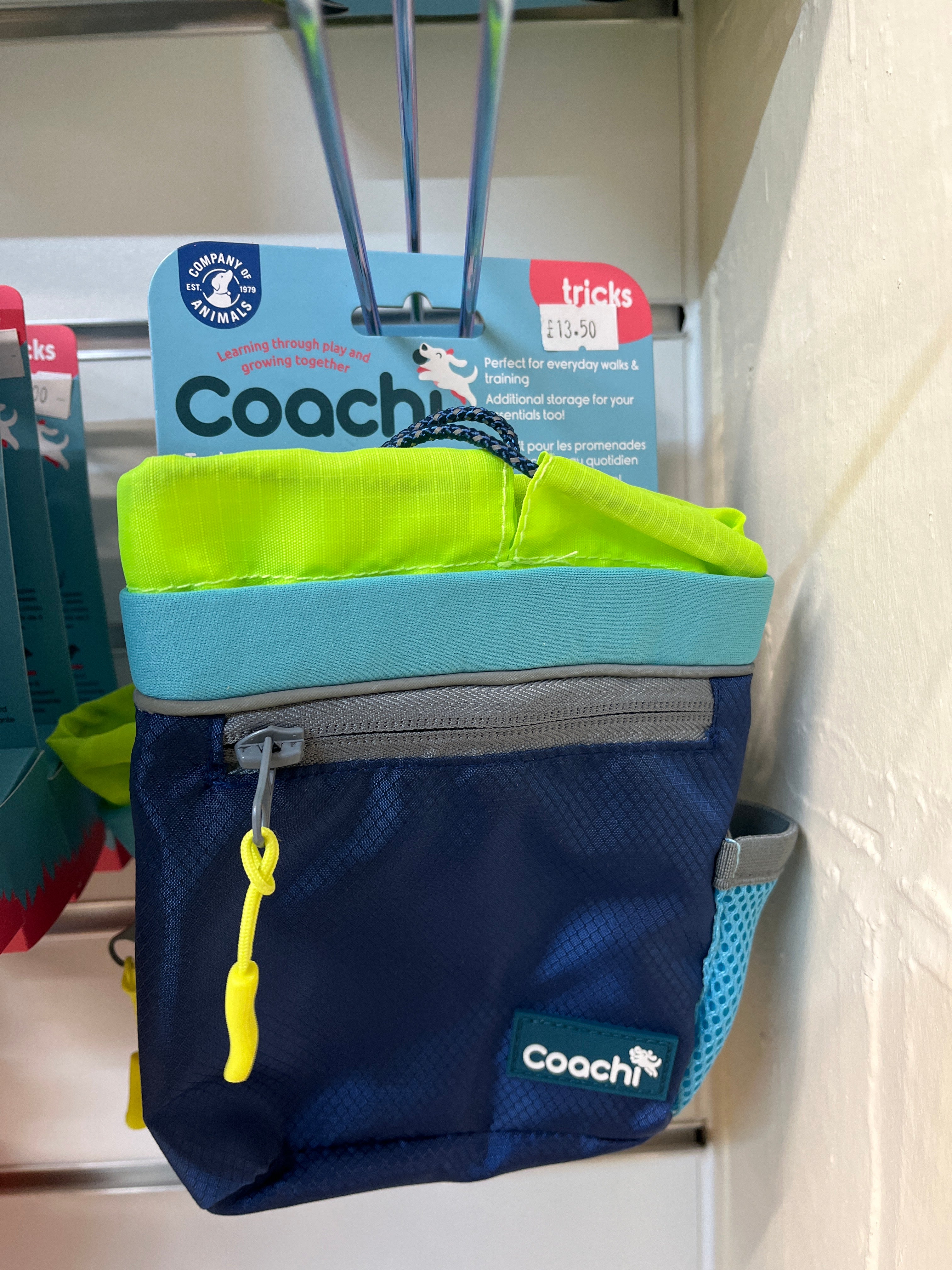 COA Coachi Train & Treat Bag Navy & Lime