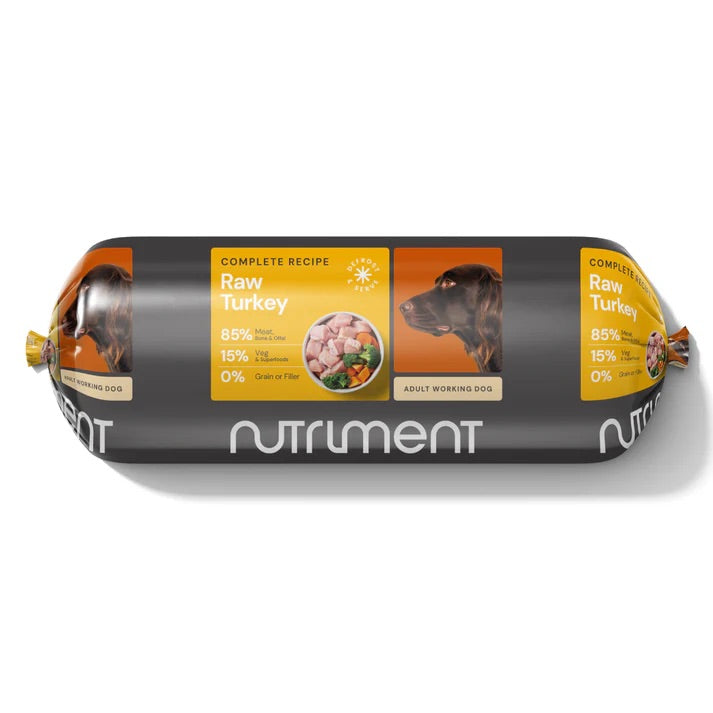 Nutriment Complete Raw Turkey Adult Working 1.4kg