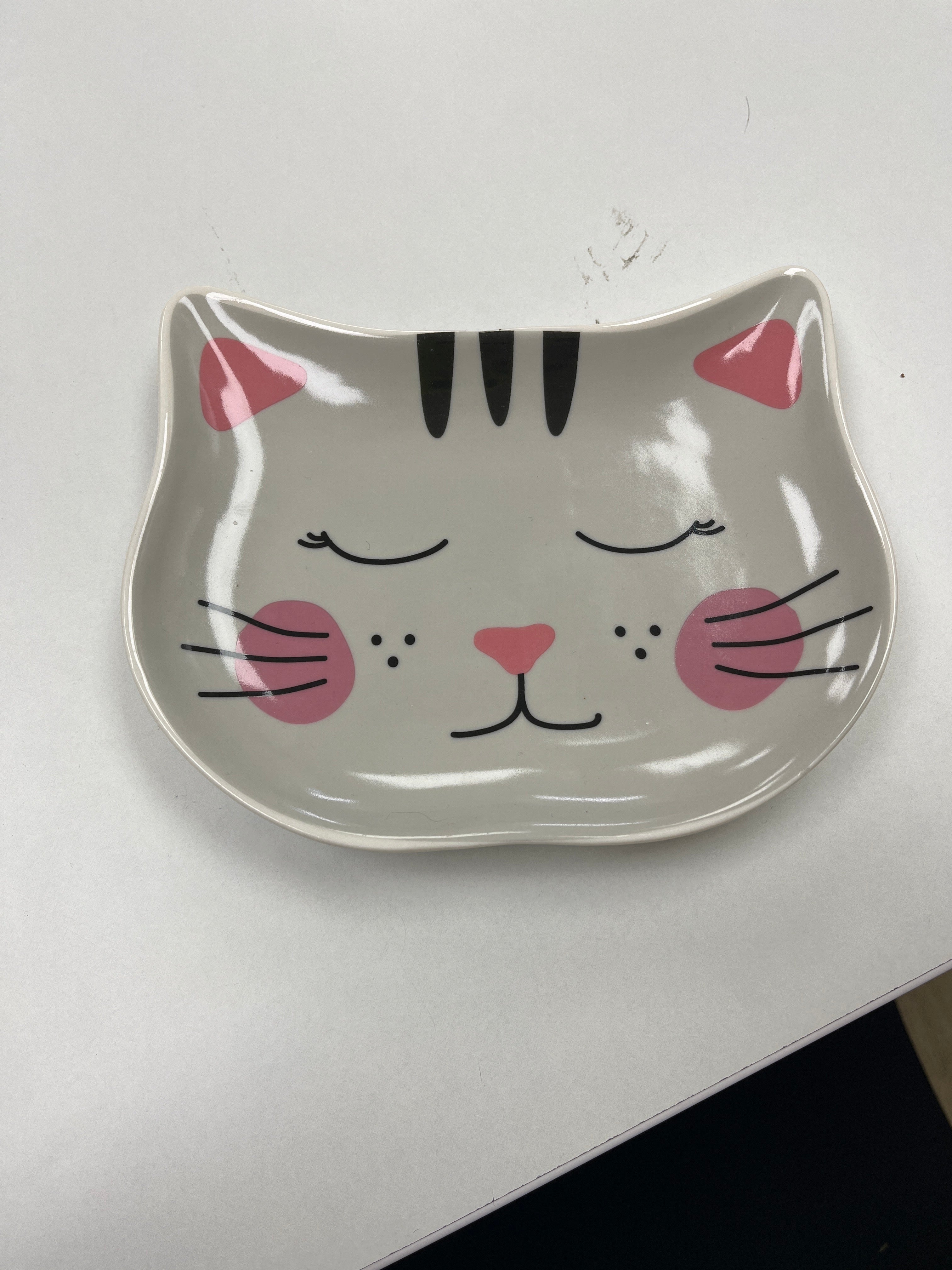 Hungry Paws Cat Dish Grey