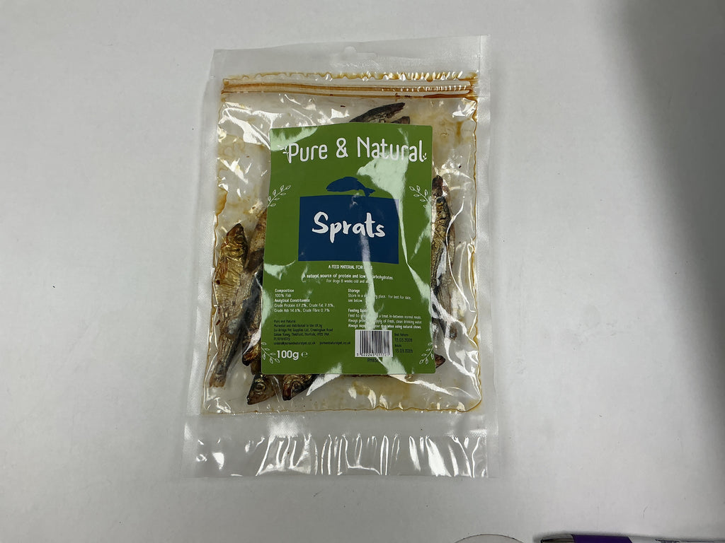 Pure & Natural Sprats - 100g