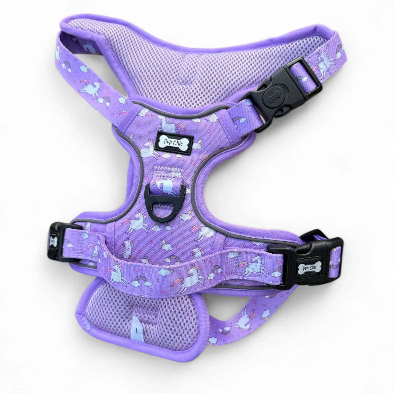 Pup Chic Daydreams & Unicorns Tactical Dog Harness