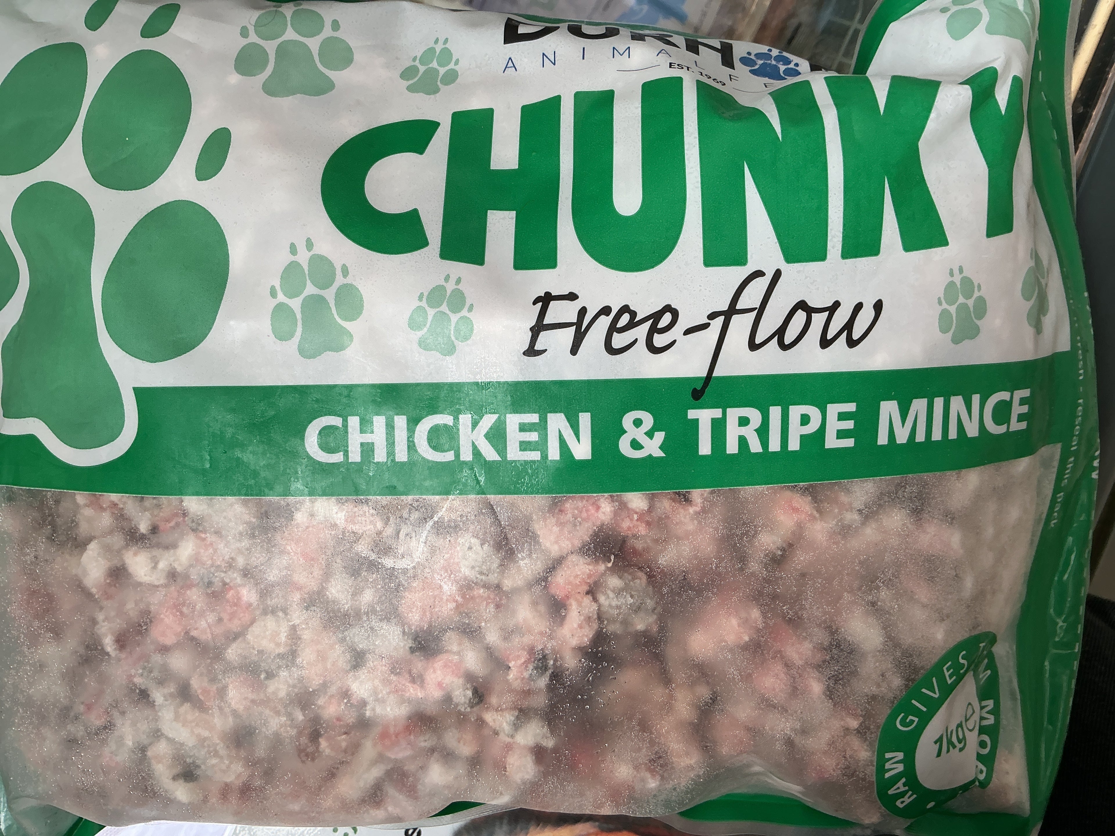 Chicken and tripe mince