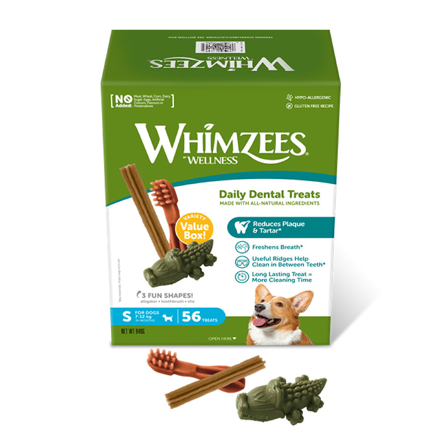 Whimzees daily dental treats 56 pack