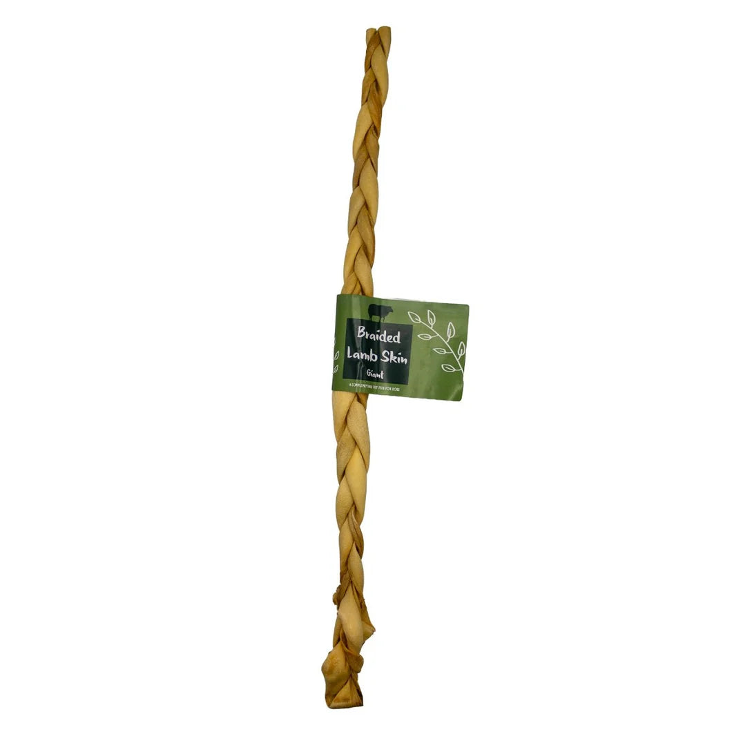 Braided Lamb Skin Large