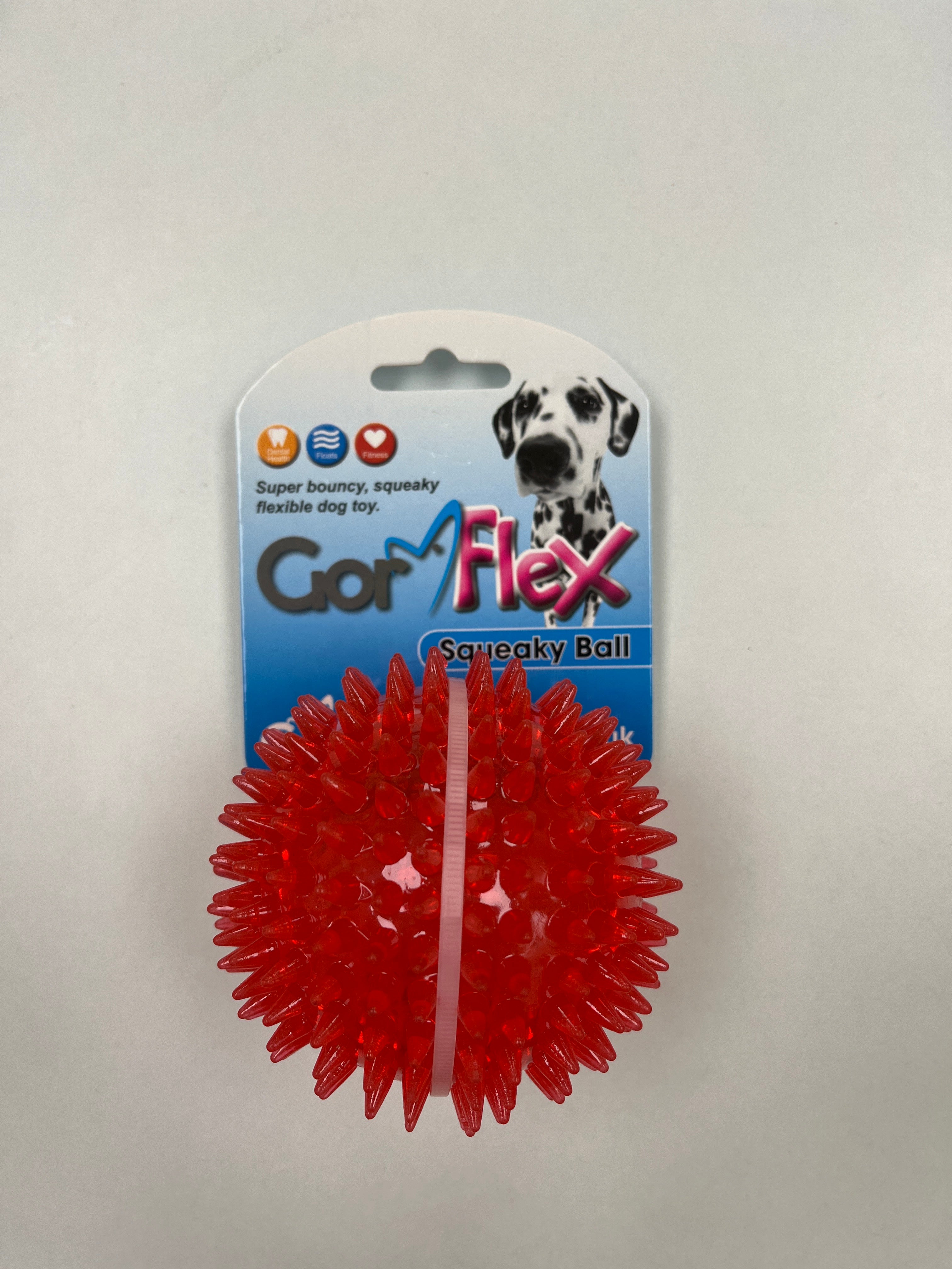 Gor Pets GF12 Gor Flex Squeaky Ball Dog Toy 9cm