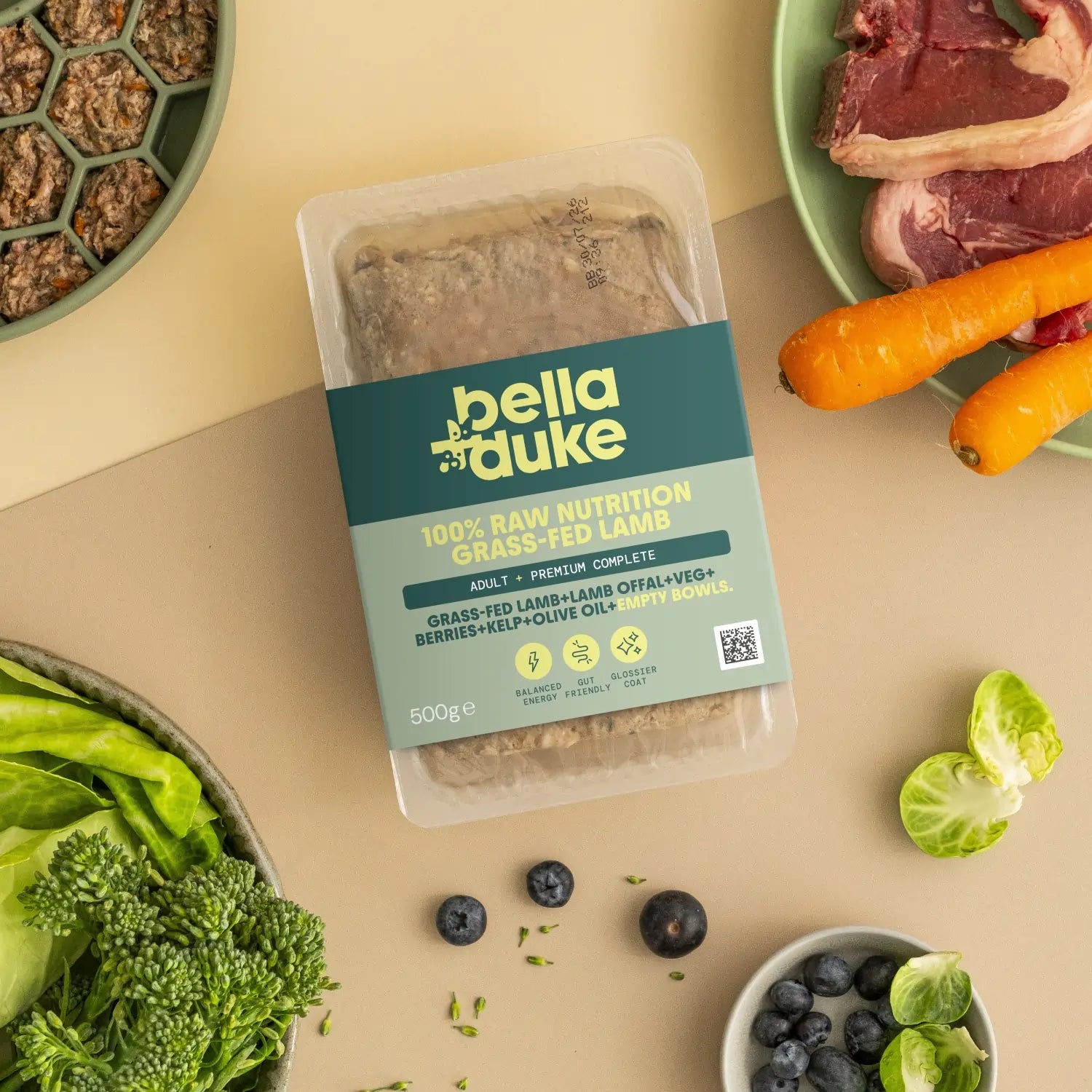 Bella & Duke - Adult Complete meal working dog (R) lamb