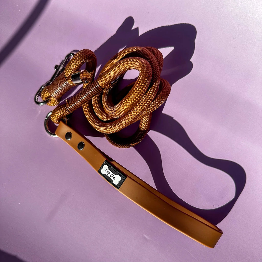 5ft Rope Dog Lead with PVC Handle - Pup Chic Boutique
