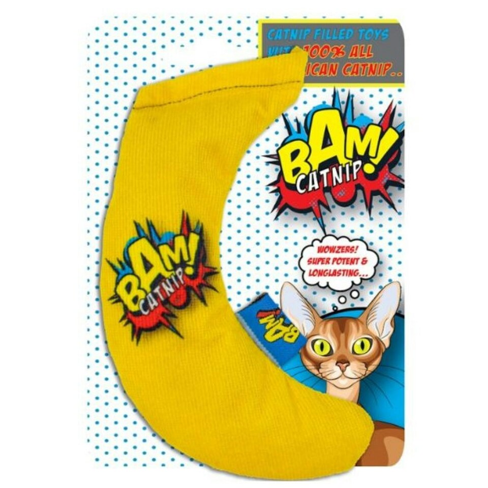 BAM Catnip Banana Cat Toy