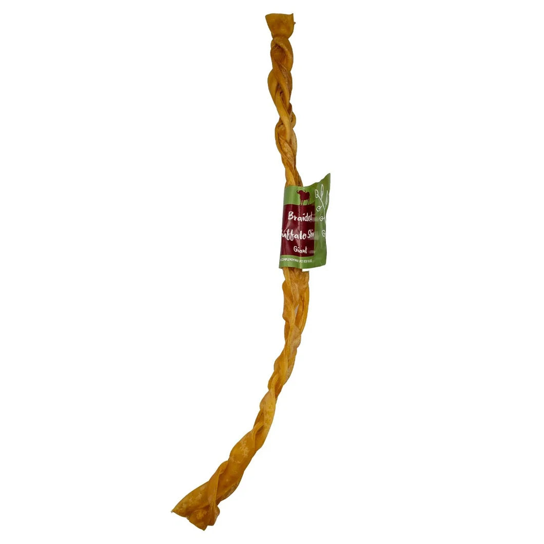 Braided Buffalo Skin Large