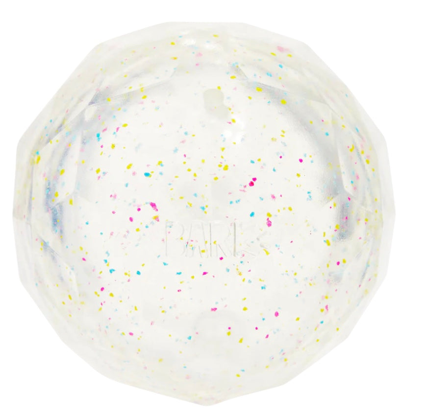 BARK! Throw Some Glitter Ball Dog Toy