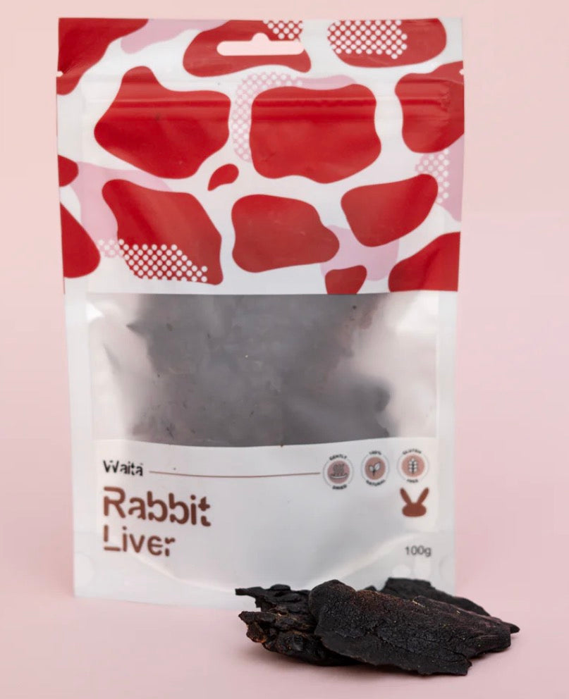 Waita Air Dried Rabbit Liver 100g