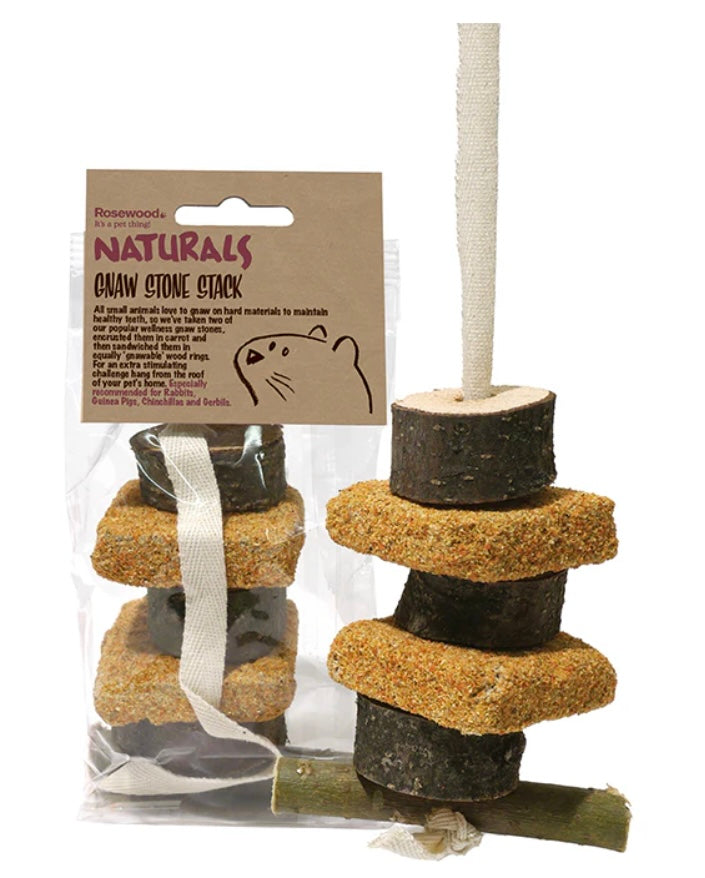 Rosewood Gnaw Stone Stack