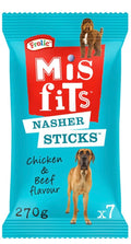 Pedigree Misfits Nasher Sticks with Chicken and Beef x7 Sticks