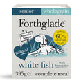 Forthglade Complete Meal Senior Dog White Fish with Brown Rice & Veg 395g