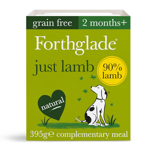 Forthglade Just 90 Percent Meat Grain Free Lamb 395g