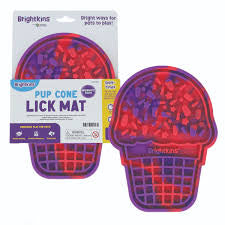 Bright Kins Pup Cone Lick Mat