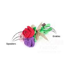 Puppy Love Rose Bouquet Plush Dog Toy