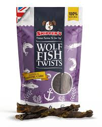 Skippers Dog Wolf Fish Twists Regular 250g