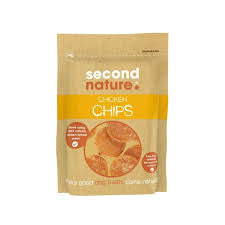 Second Nature Dog Treat Chicken Chips 100g