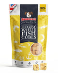 Skippers Dog Luxury White Fish Cubes 70g