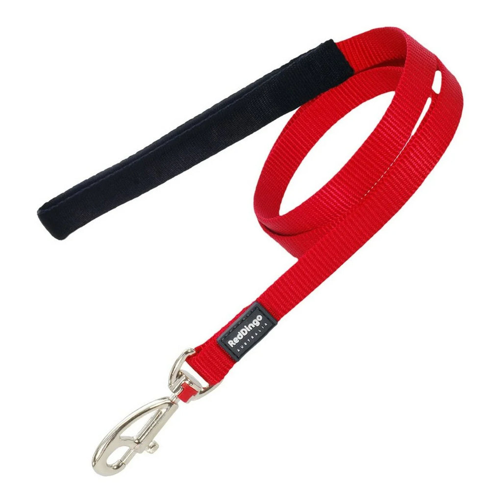 Red Dingo Dog Lead Red