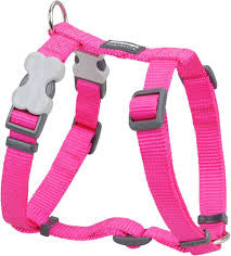 Red Dingo Dog Harness Hot Pink