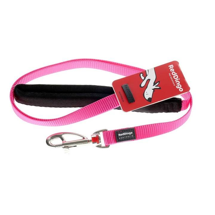Red Dingo Dog Lead Hot Pink