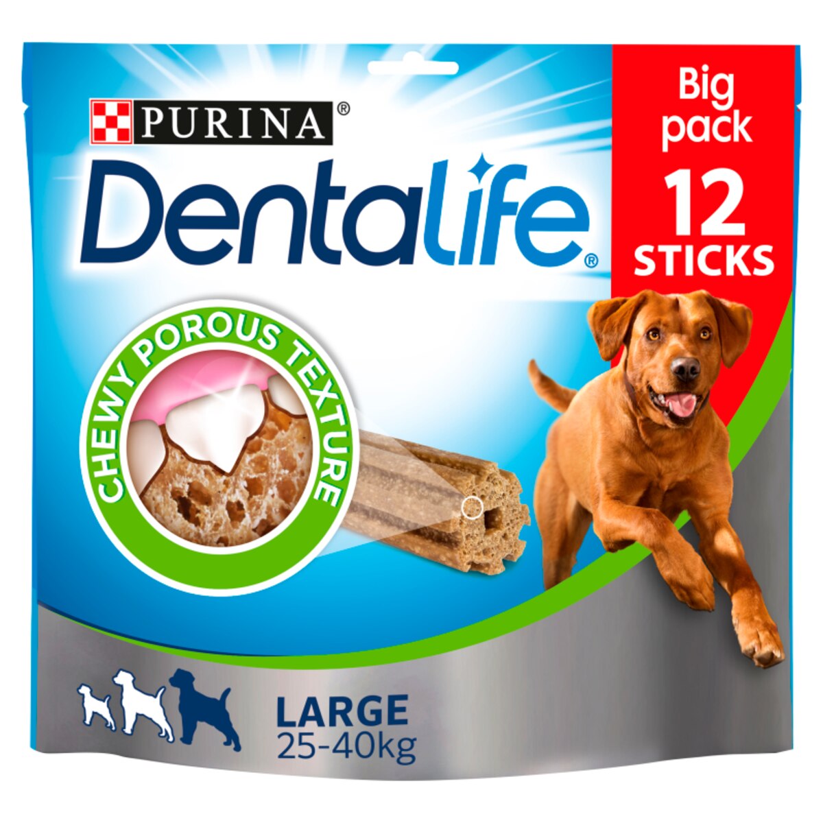 Purina Dog Dentalife Chews Big Pack Large Dental Chew 426g