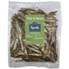 Pure & Natural Sprats - 1kg
