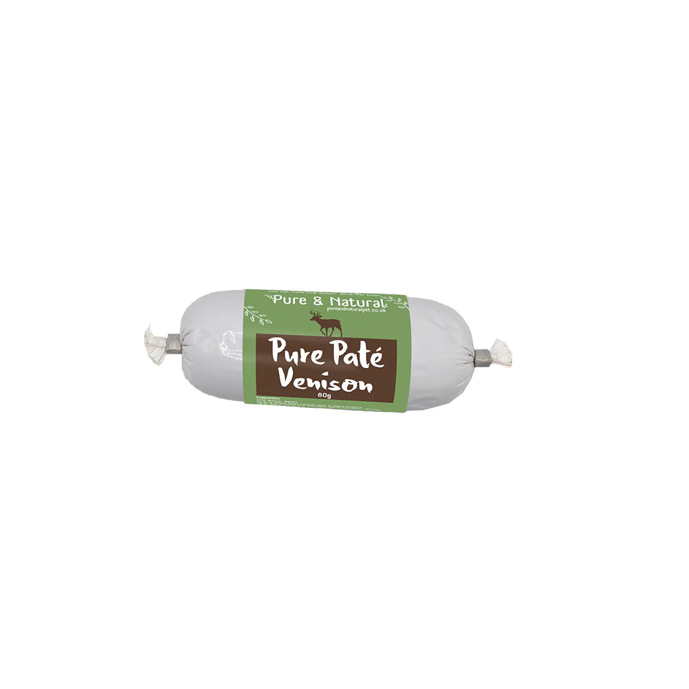 Pure & Natural Pure Pate Sausage Venison 80g