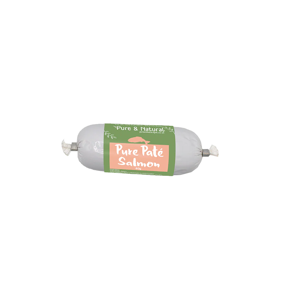 Pure & Natural Pure Pate Sausage Salmon 80g