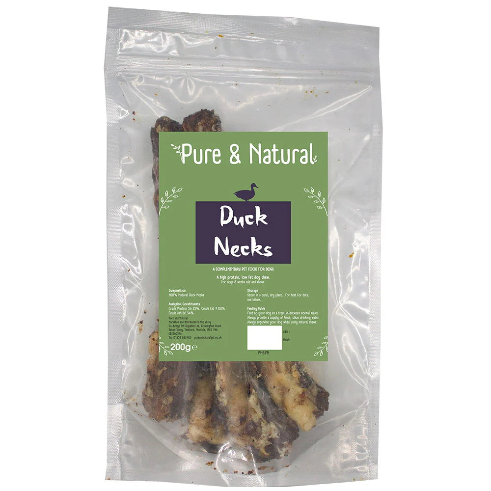 Pure & Natural Duck Necks 200g