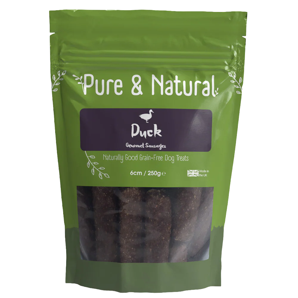 Pure & Natural Duck Sausages 6cm 250g