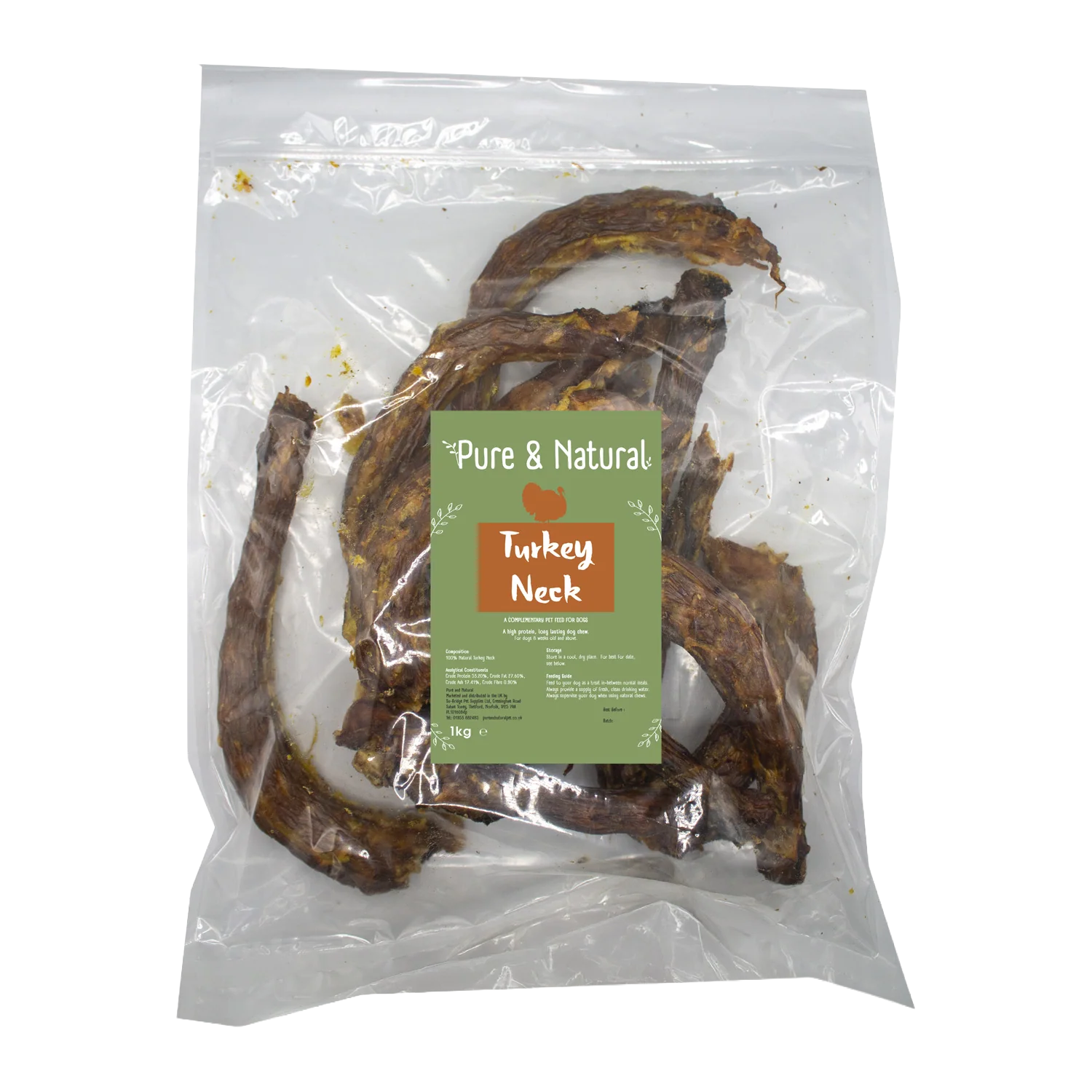 Pure & Natural Turkey Neck 200g