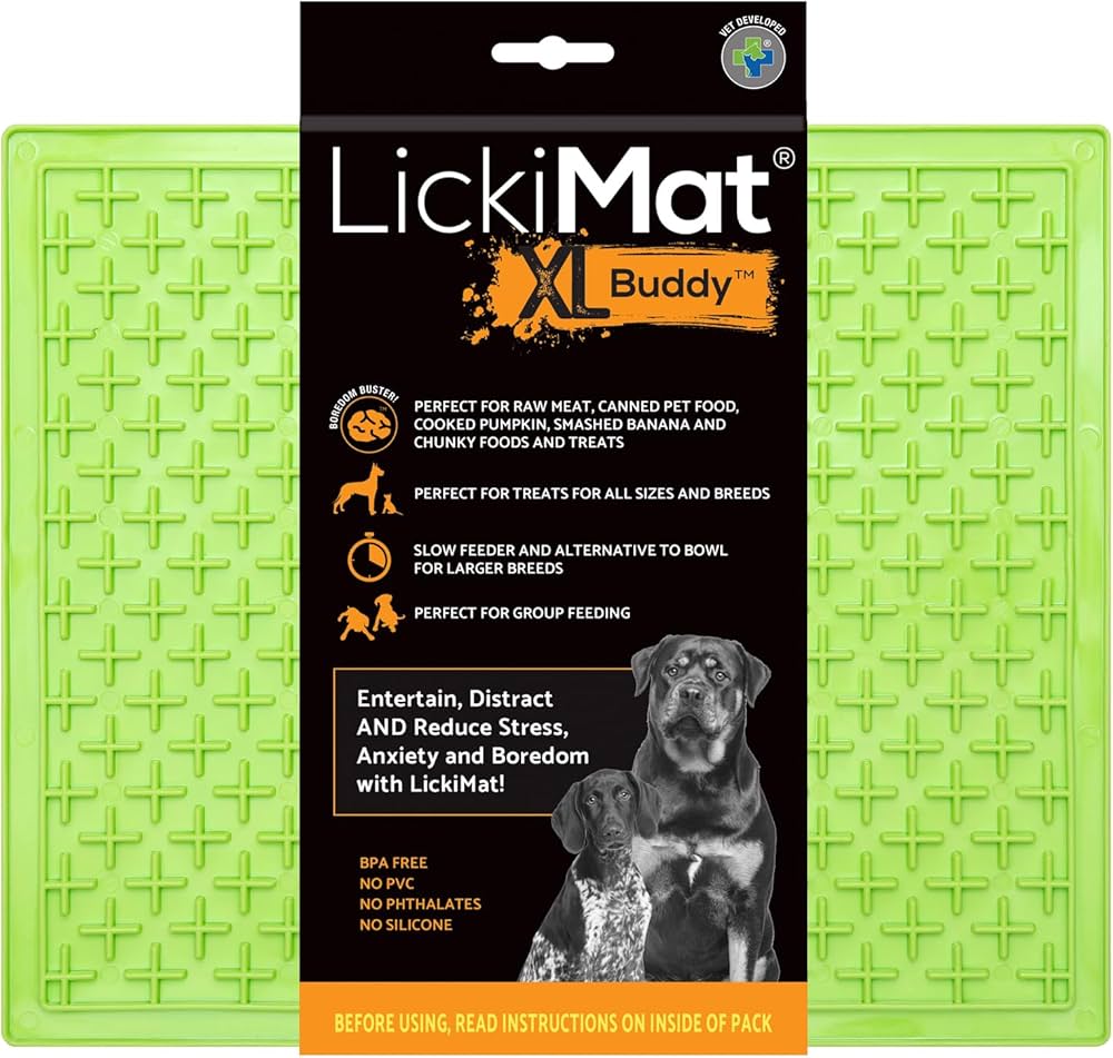 LickiMat Dog Buddy Extra Large Green