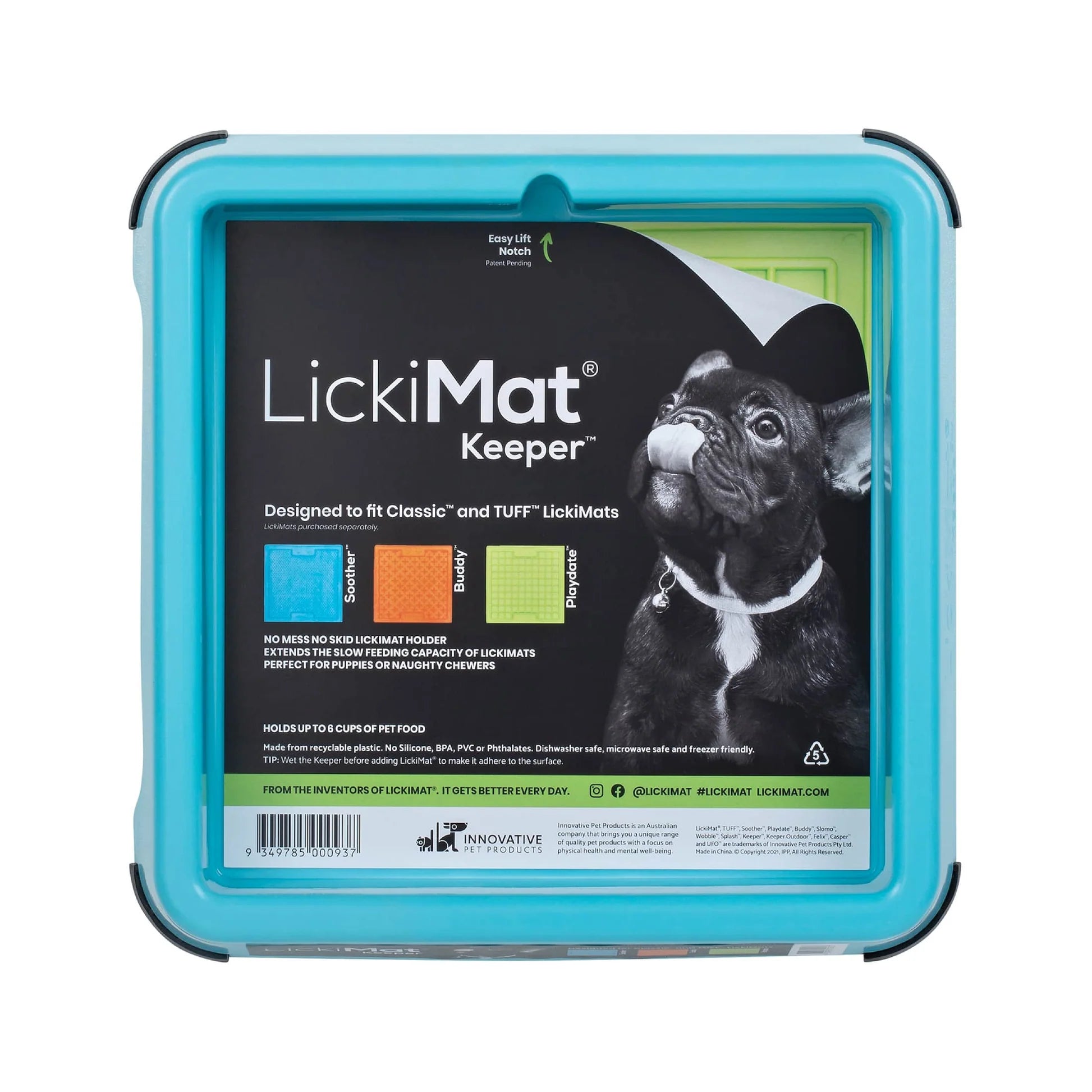 LickiMat Dog Keeper Turquoise