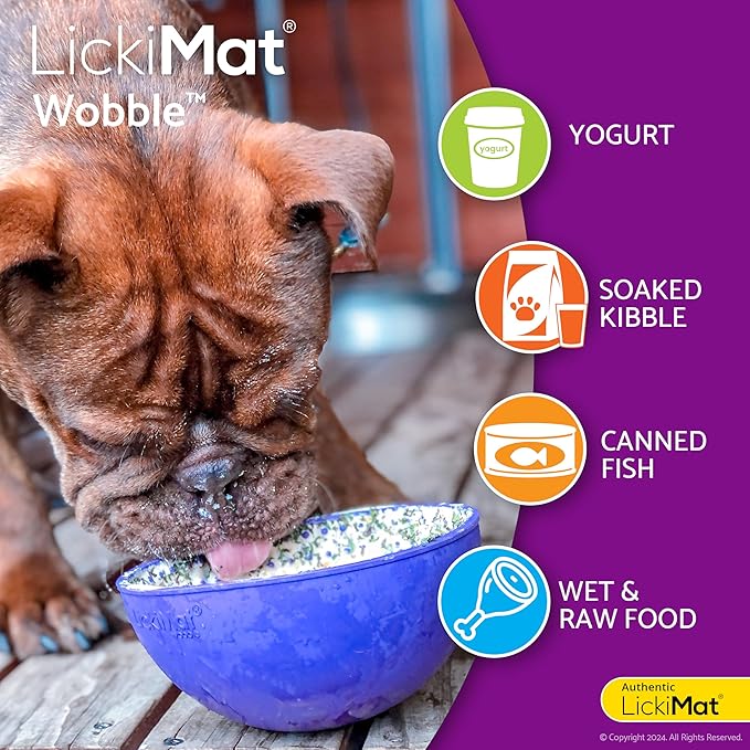 LickiMat Dog Wobble Orange