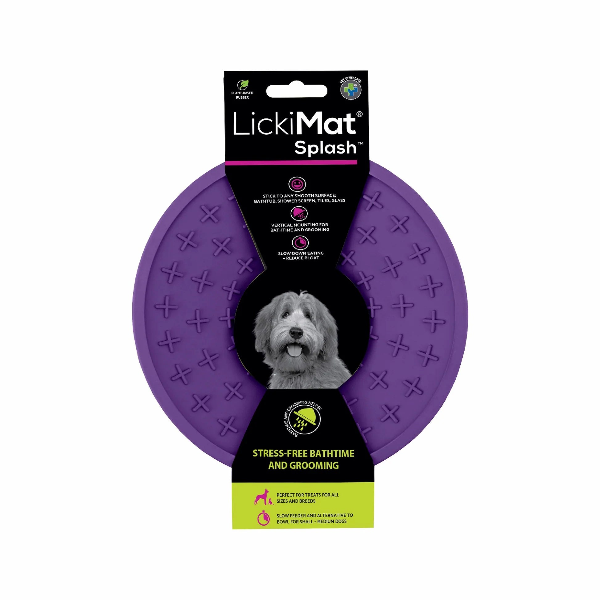 LickiMat Dog Splash Purple