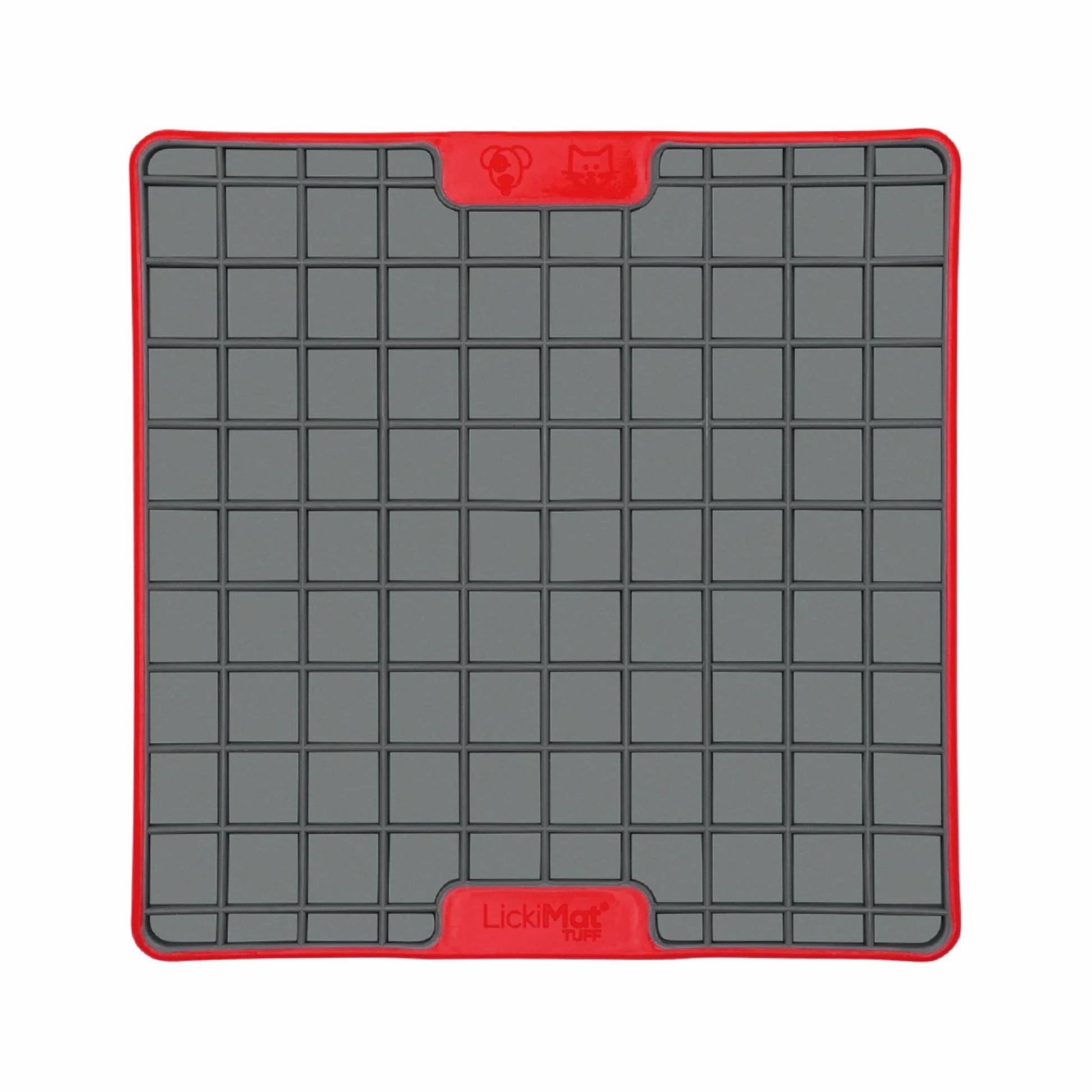 LickiMat Dog Playdate Tuff Red