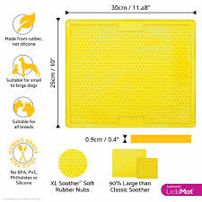 LickiMat Dog DR Soother Yellow