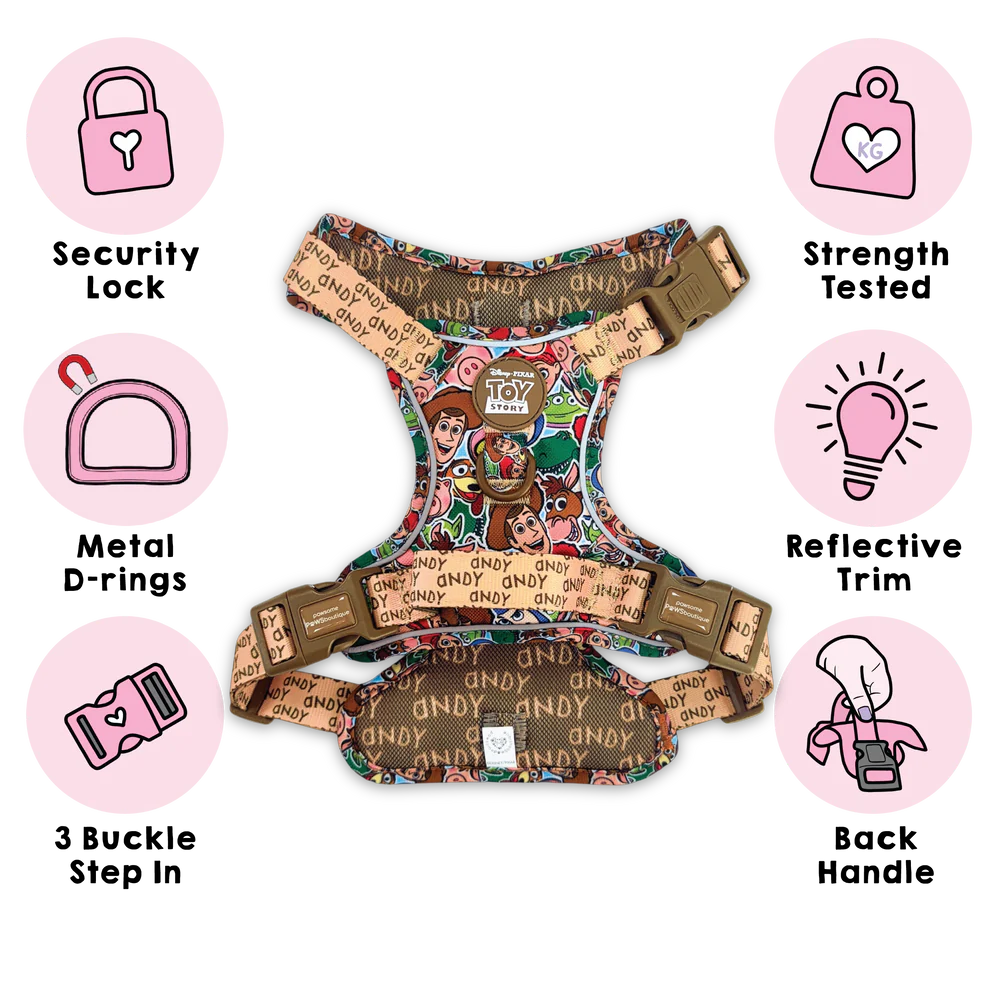 Pawsome Paws Boutique Toy Story Harness