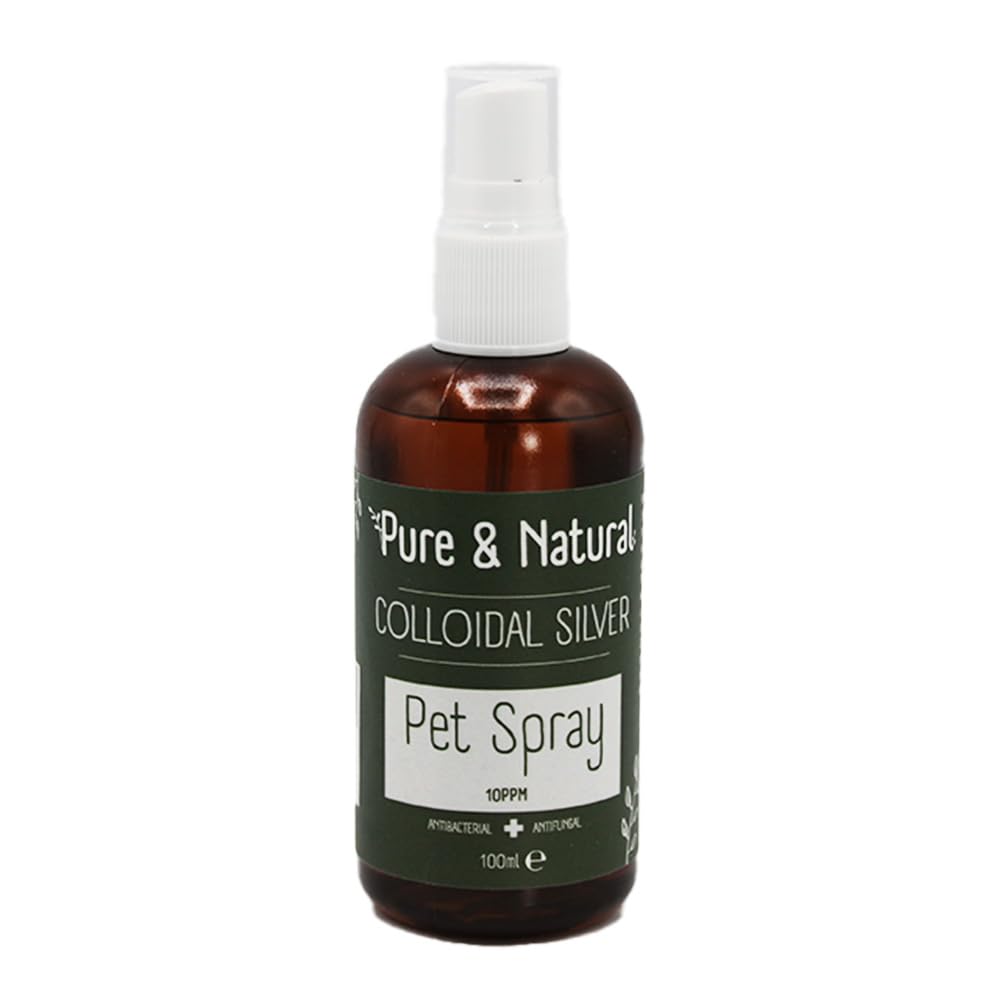 Pure & Natural Colloidal Silver 10ppm for Pets Spray 100ml
