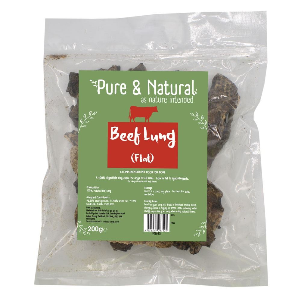 Pure & Natural Beef Lung Flat 200gm