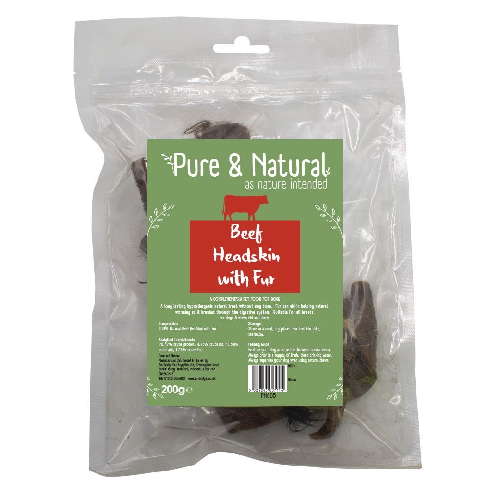 Pure & Natural PN603 Beef Headskin 12cm 200gm