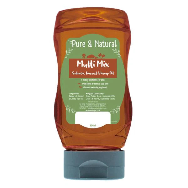 Pure & Natural PN019 Multi Mix Oil Salmon/Linseed & Hemp 300ml