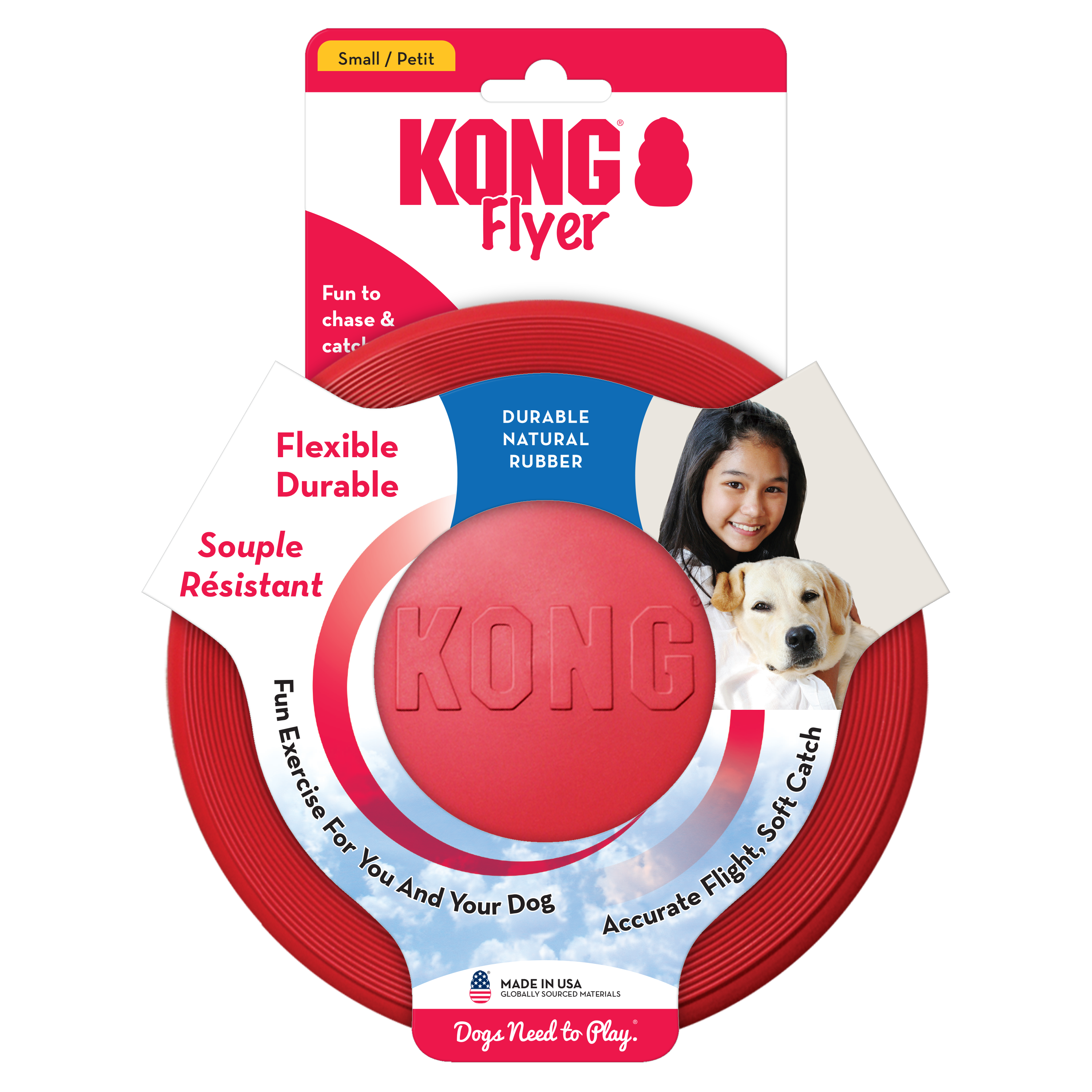 KONG Flyer Small Red
