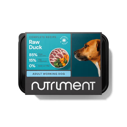 Nutriment Complete Raw Duck Adult Working 500g