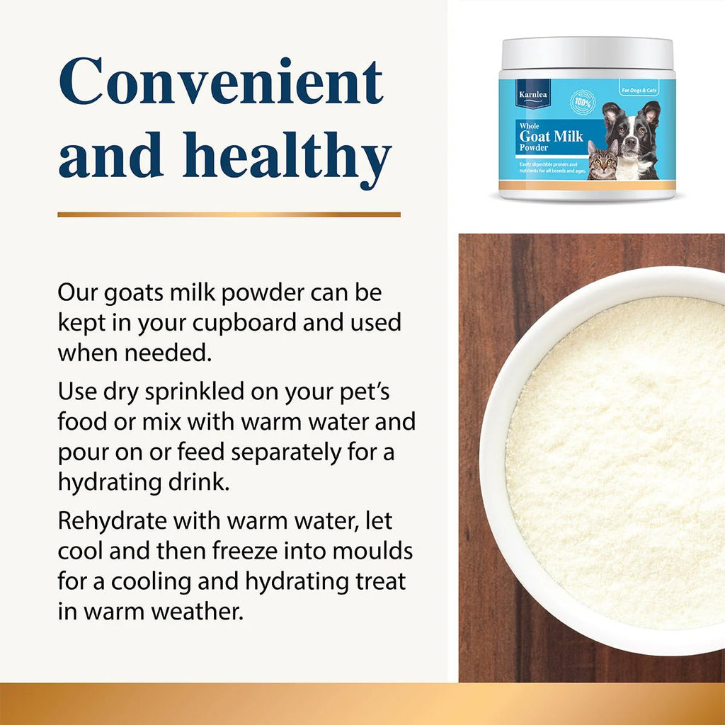 Karnlea Goat Milk Powder for Dogs and Cats 200g