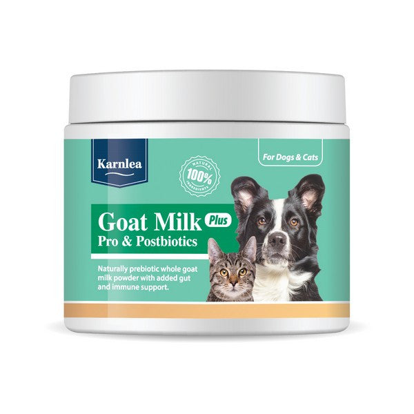 Karnlea Goat Milk Plus Pro & Postbiotics Powder for Dogs and Cats 200g