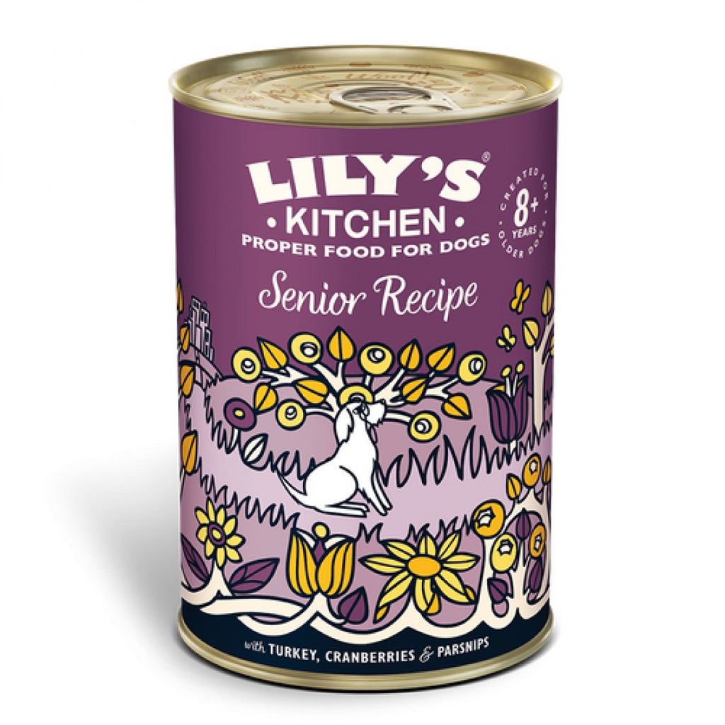 Lilys Kitchen Dog Tin Senior Wise & Wonderful 400g